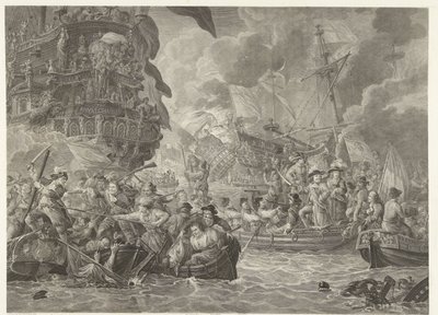 La incursión holandesa en el Medway y la captura del Royal Charles, 1667 de Mathias de Sallieth