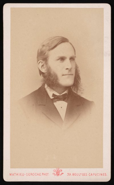 Retrato de Samuel Hubbard Scudder 1837-1911, circa 1871 de Mathieu Deroche