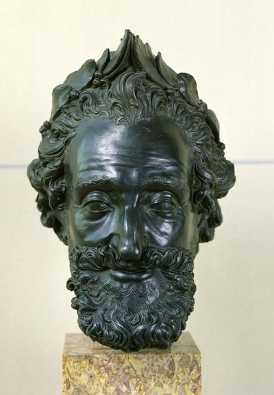 Cabeza de Enrique IV (1553-1610) después de 1599 de Mathieu Jacquet