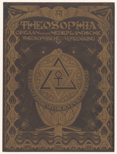 Portada revista Theosophia de Mathieu Lauweriks