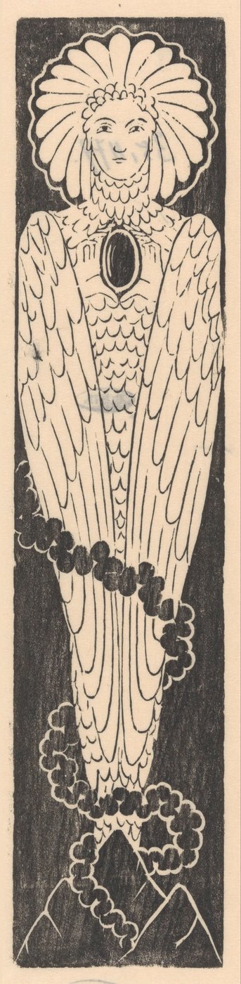 Pájaro con cabeza de mujer
El Cazador: Pájaro de la verdad (título original) de Mathieu Lauweriks