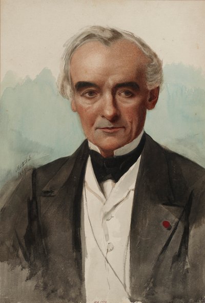 Retrato del escritor Prosper Mérimée 1803-1870, 1869 de Mathilde Bonaparte