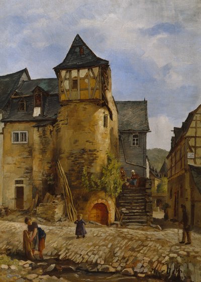 calle del pueblo de Mathilde Dietrichson