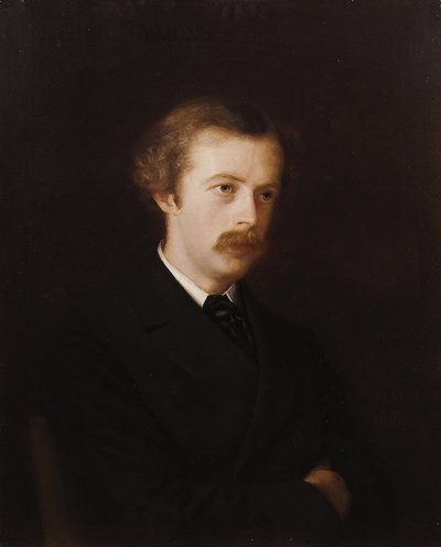 Retrato del poeta Arthur Symons, 1898 de Mathilde de La Tour Comtesse