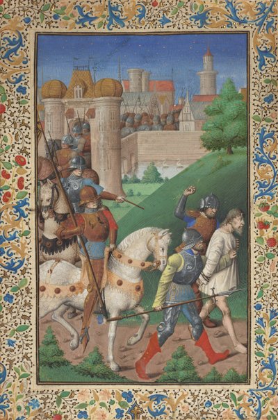 Hoja de un manuscrito de Maître François