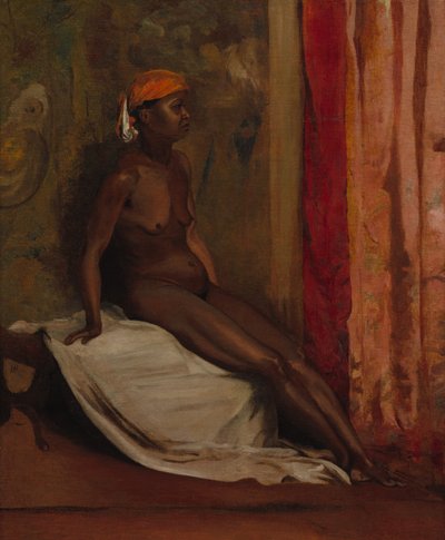 Seated African Woman de Matsumura Goshun