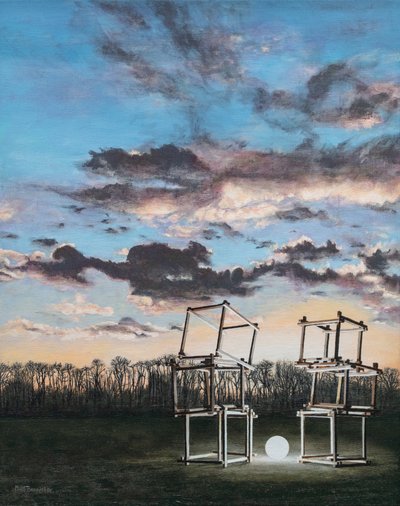 Placeholder, 2022 (acrílico sobre lienzo) de Matt Bannister