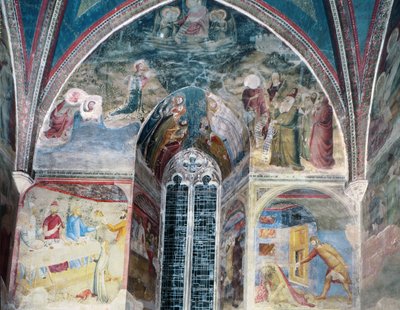 Escenas de la vida de San Juan Bautista, de la Capilla de San Juan, 1346-48 de Matteo Giovanetti