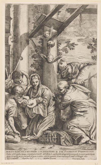 Adoración de los pastores de Matteo Piccioni