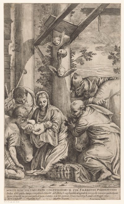 Adoración de los pastores de Matteo Piccioni