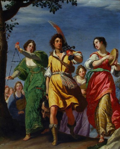 El triunfo de David, 1610 de Matteo Rosselli