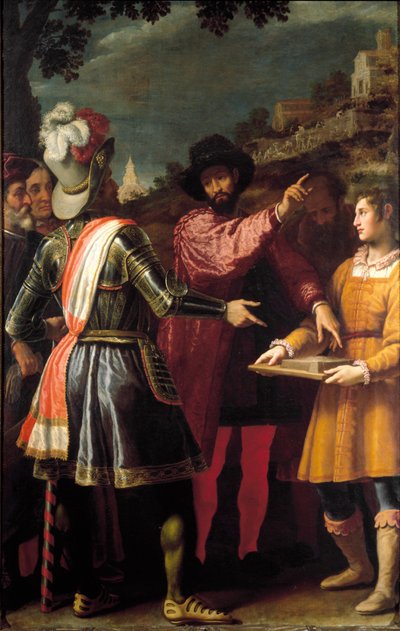 El pintor, escultor y arquitecto Miguel Ángel Buonarroti llamado Miguel Ángel de Matteo Rosselli
