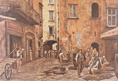 Italia, Nápoles, Piazzetta di Porto por Matteo Zampella de Matteo Zampella