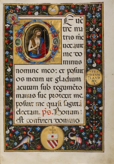 Inicial D: San Juan Bautista de Matteo da Milano