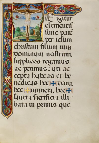 La crucifixión de Matteo da Milano