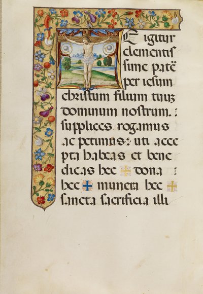 La crucifixión de Matteo da Milano