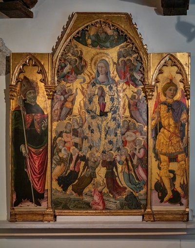 Asunción de la Virgen, primera mitad del siglo XV (temple sobre madera) de Matteo di (c.1430 95) Giovanni