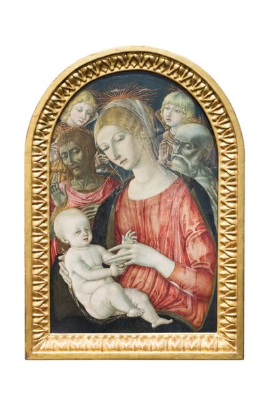 Virgen con el Niño y ángeles, San Juan Bautista y San Jerónimo de Matteo di (c.1430 95) Giovanni