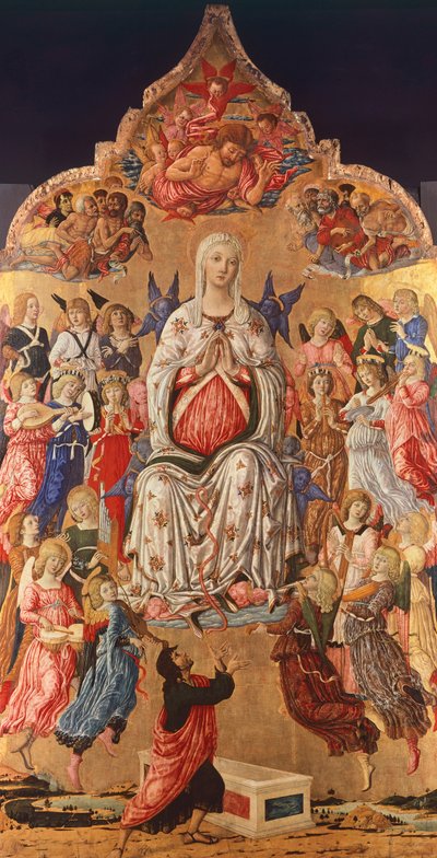 Madonna del cinturón, por Matteo di Giovanni de Matteo di Giovanni