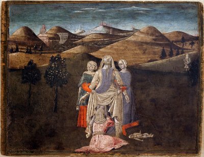 Leyenda de Rómulo y Remo: el nacimiento de Rhea Silvia de Matteo di Giovanni di Bartolo