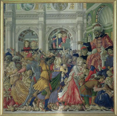 La masacre de los inocentes, 1482 de Matteo di Giovanni di Bartolo