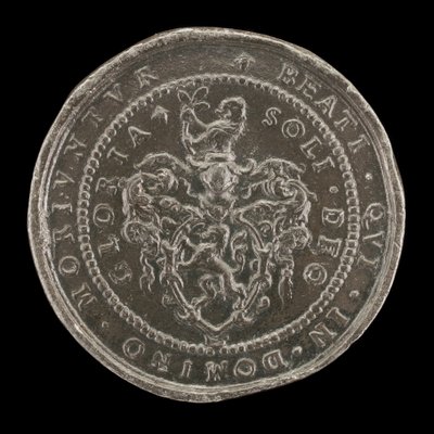 Armas e inscripción [reverso], 1592 de Matthäus Carl