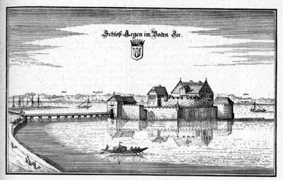 Argen - extracto de Topographia Sueviae (Schwaben) de Matthaus Merian