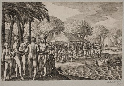 Sobre la recepción de los holandeses en otra isla de Matthäus Merian d.Æ.
