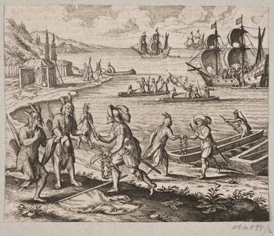 Sådan blev en naturhavn afhændet til de udsendte englændere de Matthäus Merian d.Æ.