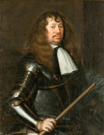 Retrato de Carl Gustav Wrangel 1613-1676, Conde de Salmis, 1662 de Matthaeus Merian the Younger
