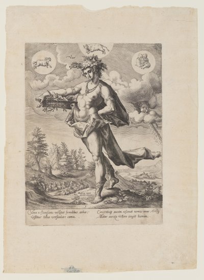 Primavera, de Las cuatro estaciones de Matthaus Greuter