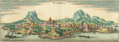 Heraklion - Candia, Corphu (recortado) de Matthaus Merian