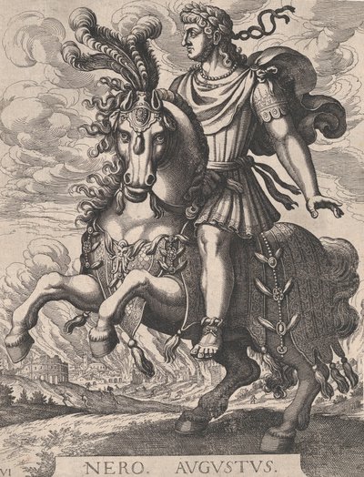 Placa 6: Emperador Nerón a Caballo, de 