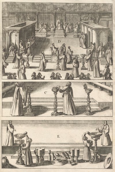 Placa de "Topographia Italiae", 1688 de Matthaus Merian