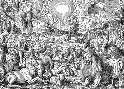 Paradise de Matthaus the Elder Merian