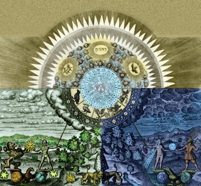 Unidad del Universo y Pansofía (grabado) de Matthaus the Elder Merian