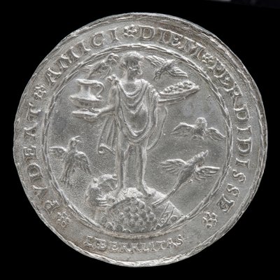 Alegoría de la liberalidad (reverso) de Matthes Gebel