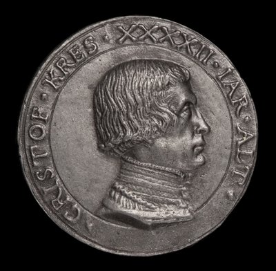Christoph Kress von Kressenstein,1484-1535, Patricio y Diplomático [anverso], 1526 de Matthes Gebel