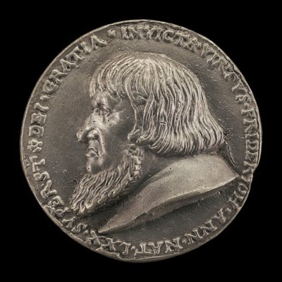 Friedrich el Viejo, 1460-1536, Margrave de Brandeburgo-Ansbach [anverso] de Matthes Gebel