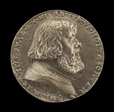 Hieronymus Holzschuher, 1469-1529, Patricio de Núremberg [anverso], 1529 de Matthes Gebel