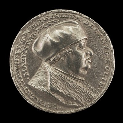Lorenz Truchsess von Pommersfelden, 1473-1543, decano de la catedral de Mainz [anverso] de Matthes Gebel