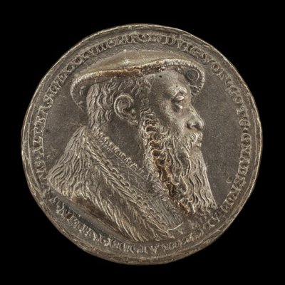 Ludwig X, 1495-1545, Duque de Baviera 1514 [anverso], 1535 de Matthes Gebel