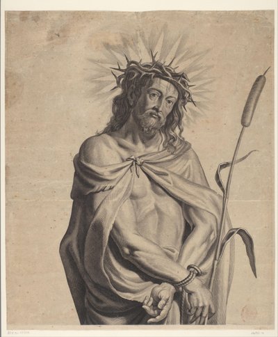 ecce-homo Serie de Ecce Homo, Cristo Crucificado, Virgen María y Juan Evangelista (título de la serie) de Mattheus Borrekens