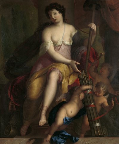 Alegoría de la libertad de Mattheus Terwesten (signed by artist)