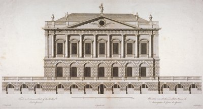 Elevación de Buckingham House, St James