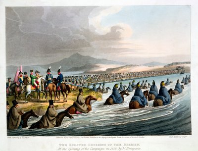 Tropas francesas invadiendo Rusia, 1812-1817 de Matthew Dubourg