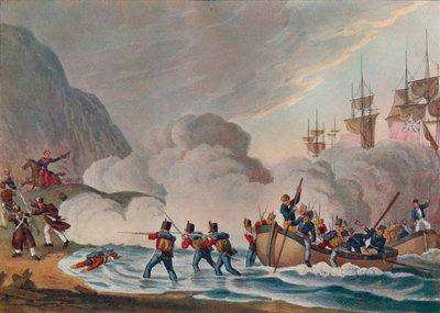 Desembarco de tropas frente al enemigo de Matthew Dubourg