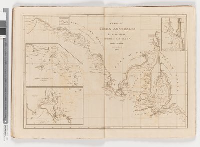 Carta de Terra Australis, Costa Sur, Hoja III de Matthew Flinders
