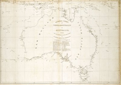 Mapa de Australia de Matthew Flinders