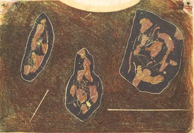 Trois Pierres, 2013 (linograbado) de Matthew Hilton